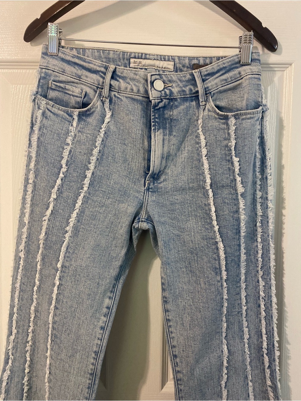 NWT Salsa Jeans x Luís Carvalho Push Up Destiny Flare Jeans Limited Edition SZ31 - Picture 6 of 16